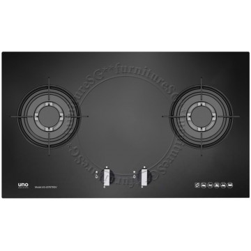 UNO 2 In 1 Gas & Induction Hybrid Glass Hob - UK 7338